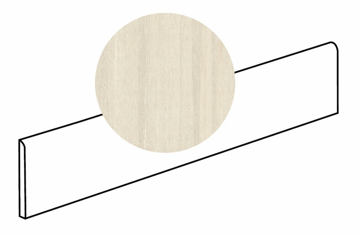 LPC Odyssey lasitettu jalkalista 6X90 05 Borgogna tasapintainen matta keskitumma beige kivi