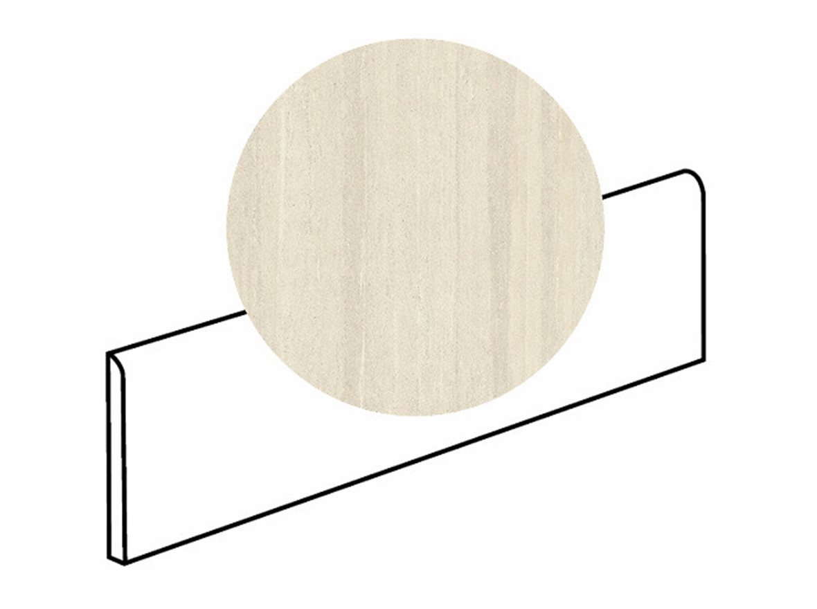 LPC Odyssey lasitettu jalkalista 6X60 05 Borgogna tasapintainen matta keskitumma beige kivi