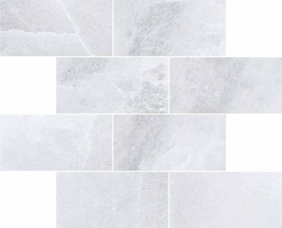 LPC Sky Muretto lasitettu porcelanato mosaiikki seinälaatta lattialaatta 01 valkoinen tasapintainen matta vaalea valkoinen marmori