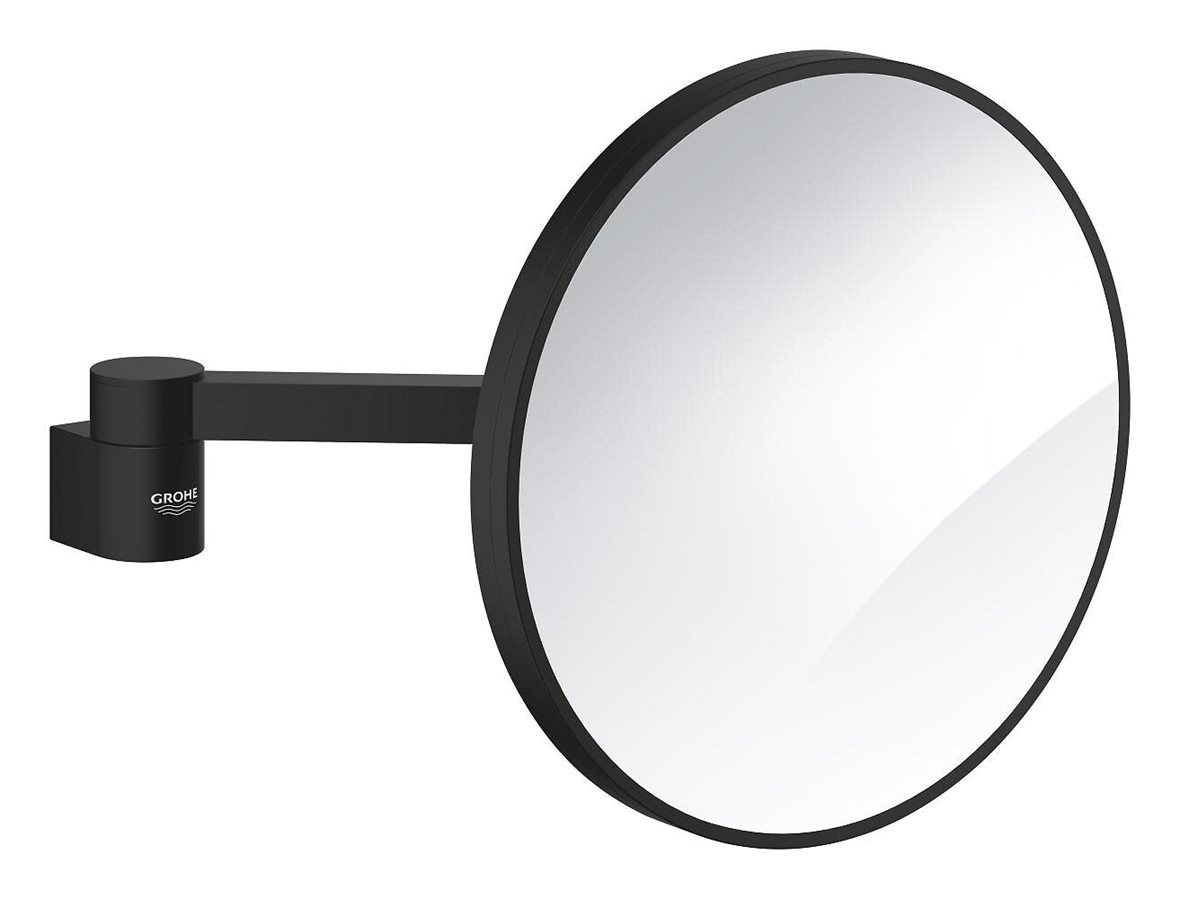 GROHE Selection meikkipeili 25x20x8,1cm phantom black