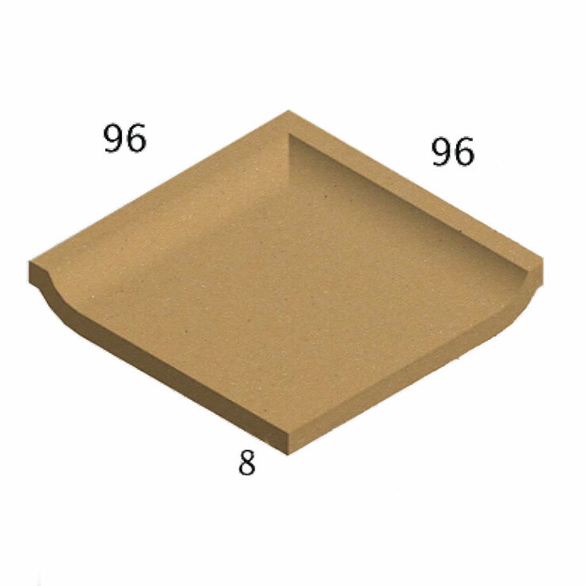 Pukkila Natura lasittamaton porcelanato seinälaatta lattialaatta ulkolaatta 9,6X9,6 okrankeltainen 4421SBC/1C tasapintainen matta keltainen yksivärine