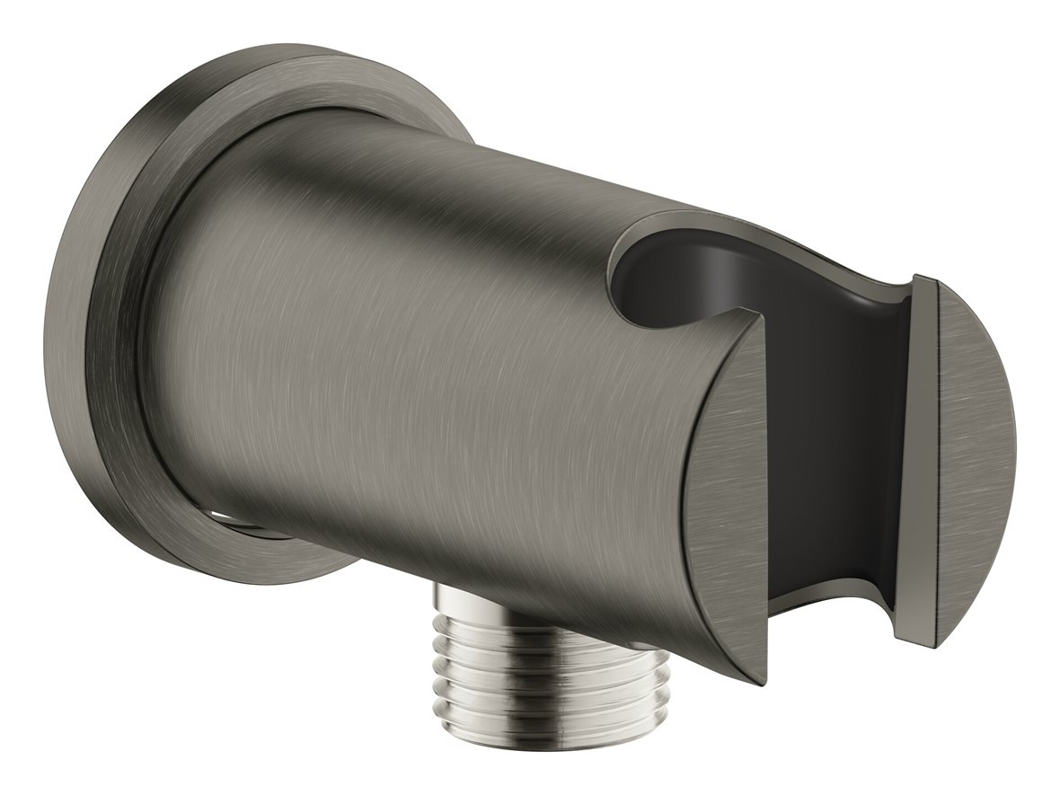 GROHE Rainshower seinäliitin suihkukahvanpidikkeellä brushed hard graphite
