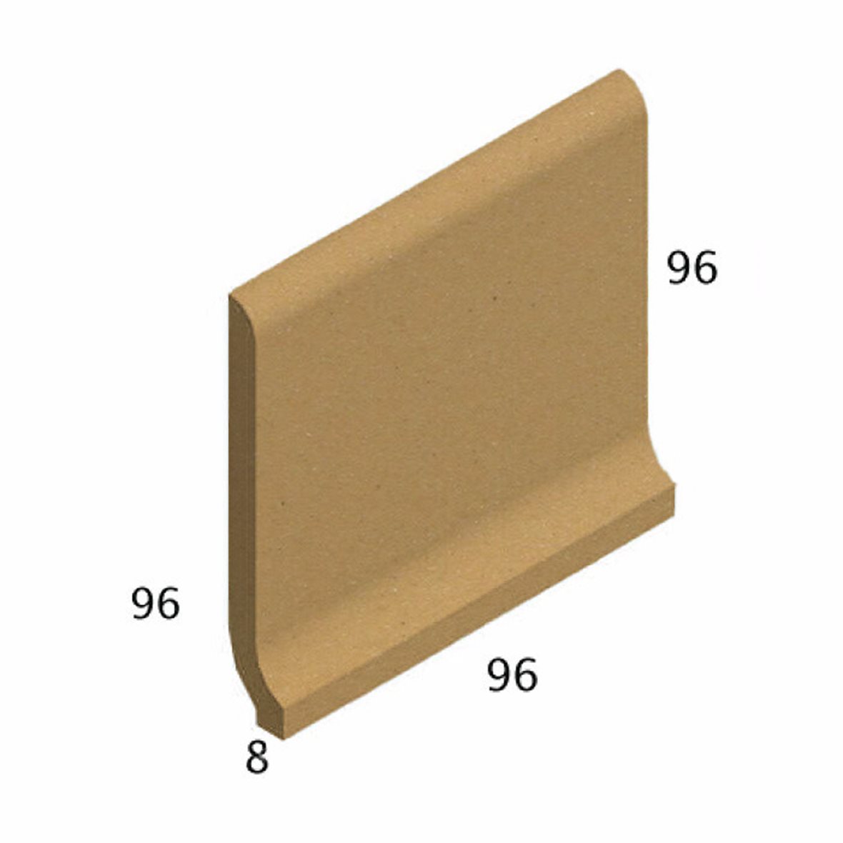 Pukkila Natura lasittamaton porcelanato seinälaatta lattialaatta ulkolaatta 9,6X9,6 Okrankeltainen 4421CB/1C tasapintainen matta keltainen yksivärinen