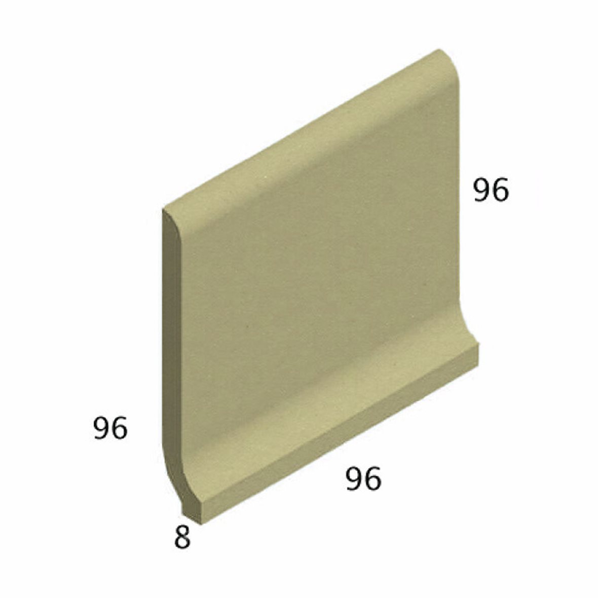 Pukkila Natura lasittamaton porcelanato seinälaatta lattialaatta ulkolaatta 9,6X9,6 Sitruunankeltainen 4425CB/1C tasapintainen matta keltainen yksivär