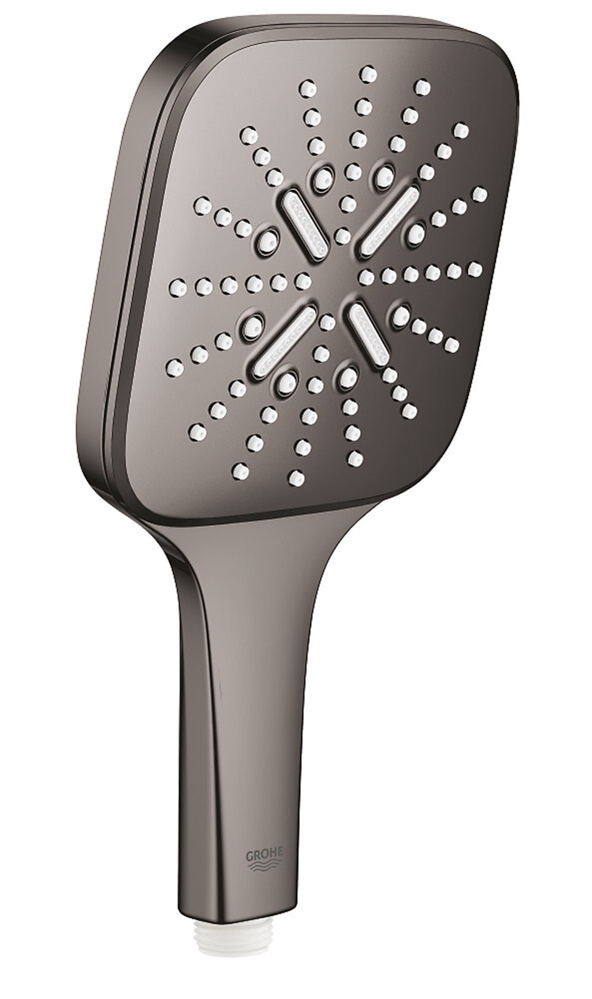 GROHE Rainshower SmartActive 130 Cube suihkukahva 3 suihkumuotoa hard graphite 8,5 l/min