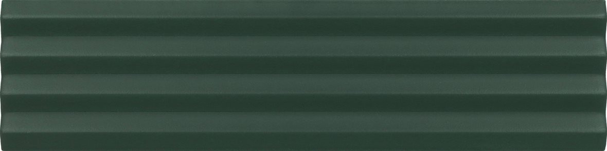 LPC Cuba Relief lasitettu kaakeli seinälaatta 5X20 12 smaragdi kohokuvioinen matta tumma vihreä yksivärinen