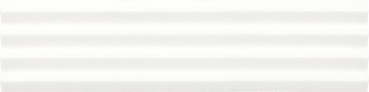 LPC Cuba Relief lasitettu kaakeli seinälaatta 5X20 01 valkoinen kohokuvioinen matta vaalea valkoinen yksivärinen