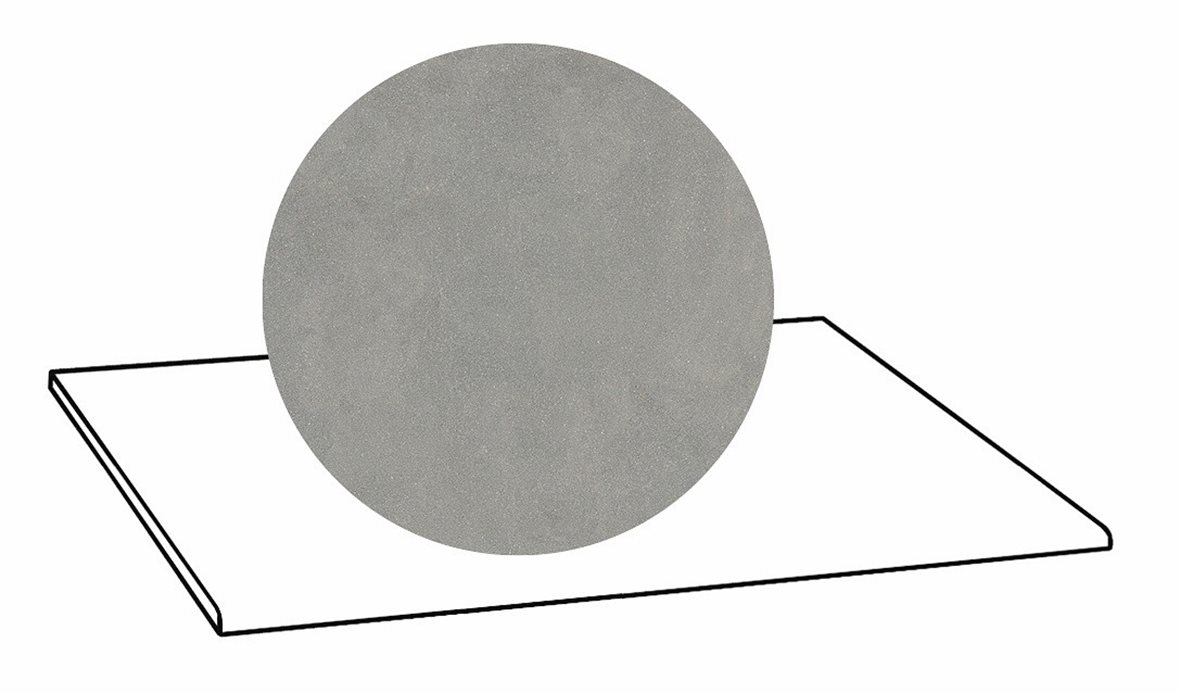 LPC Cemento Re60 lasittamaton porraslaatta 30X60 05 Grey tasapintainen silotettu matta harmaa betoni