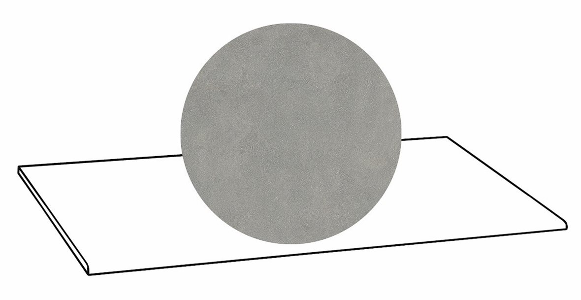 LPC Cemento Re60 lasittamaton porraslaatta 33X120 05 Grey tasapintainen matta harmaa betoni