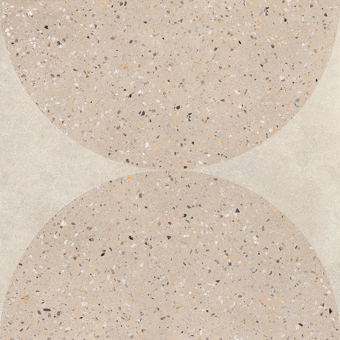 LPC Cemento Re60 Terrazzo Luna lasittamaton porcelanato seinälaatta lattialaatta ulkolaatta 60X60 02 Sand tasapintainen silotettu matta moniväri beton