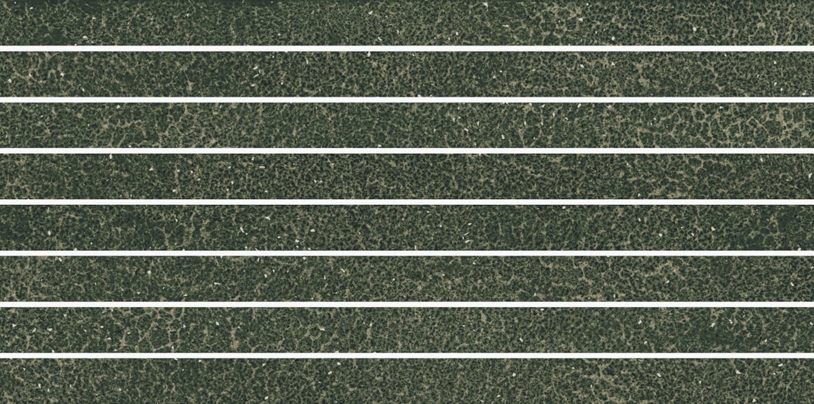 LPC Craft lasitettu kaakeli seinälaatta 15X30 06 Green laineileva kiiltävä valesauma tumma pilkullinen