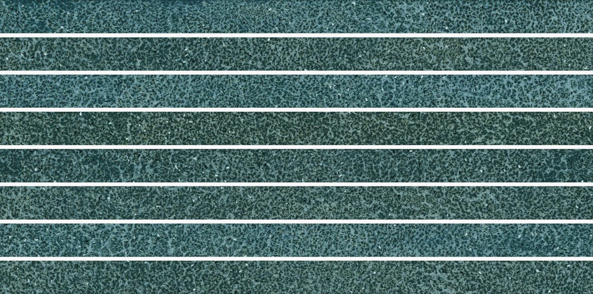 LPC Craft lasitettu kaakeli seinälaatta 15X30 04 Petrol laineileva kiiltävä valesauma tumma pilkullinen