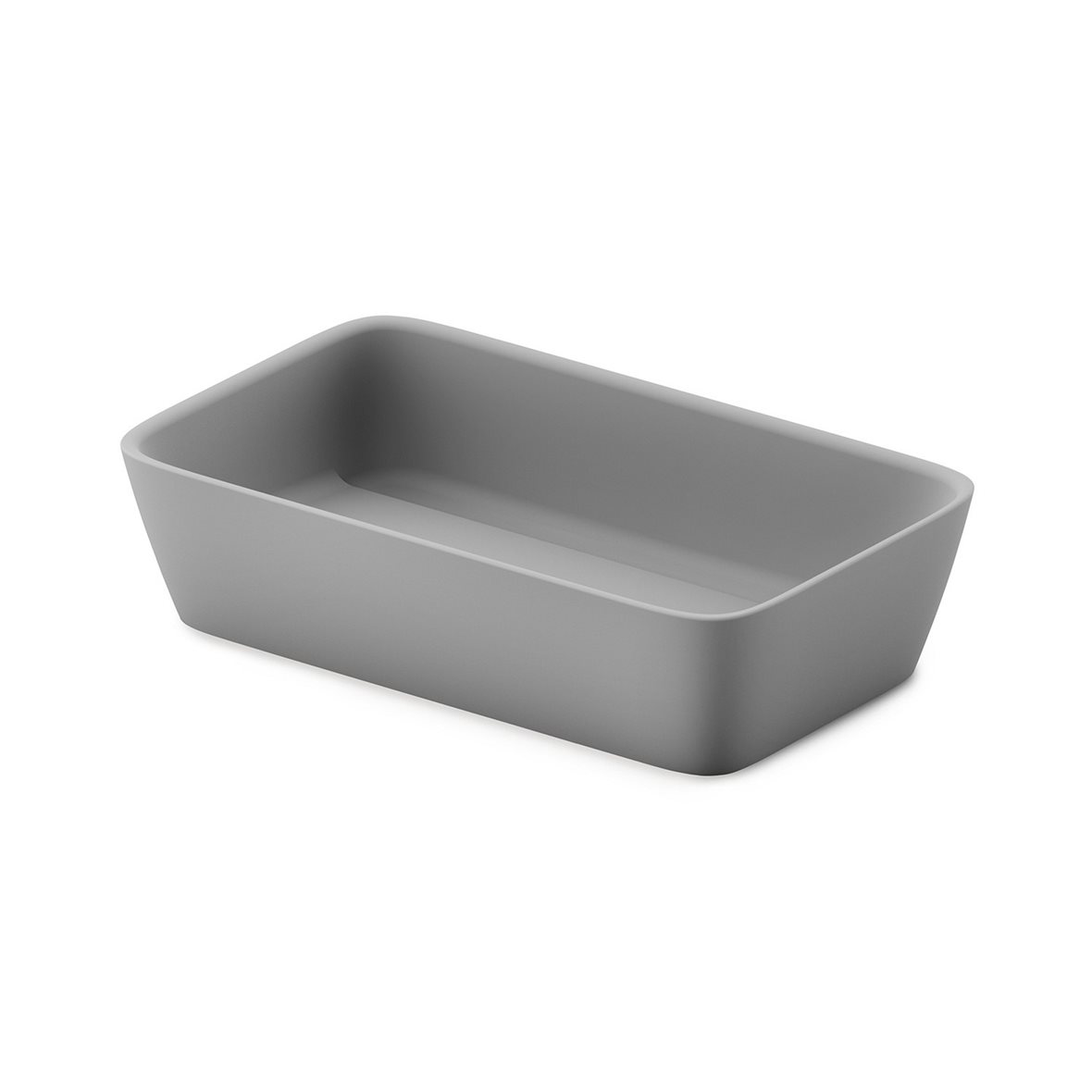 PAA Quadro malja-allas 55,5X33,5X12,5 cm mattaharmaa kivikomposiitti matta harmaa