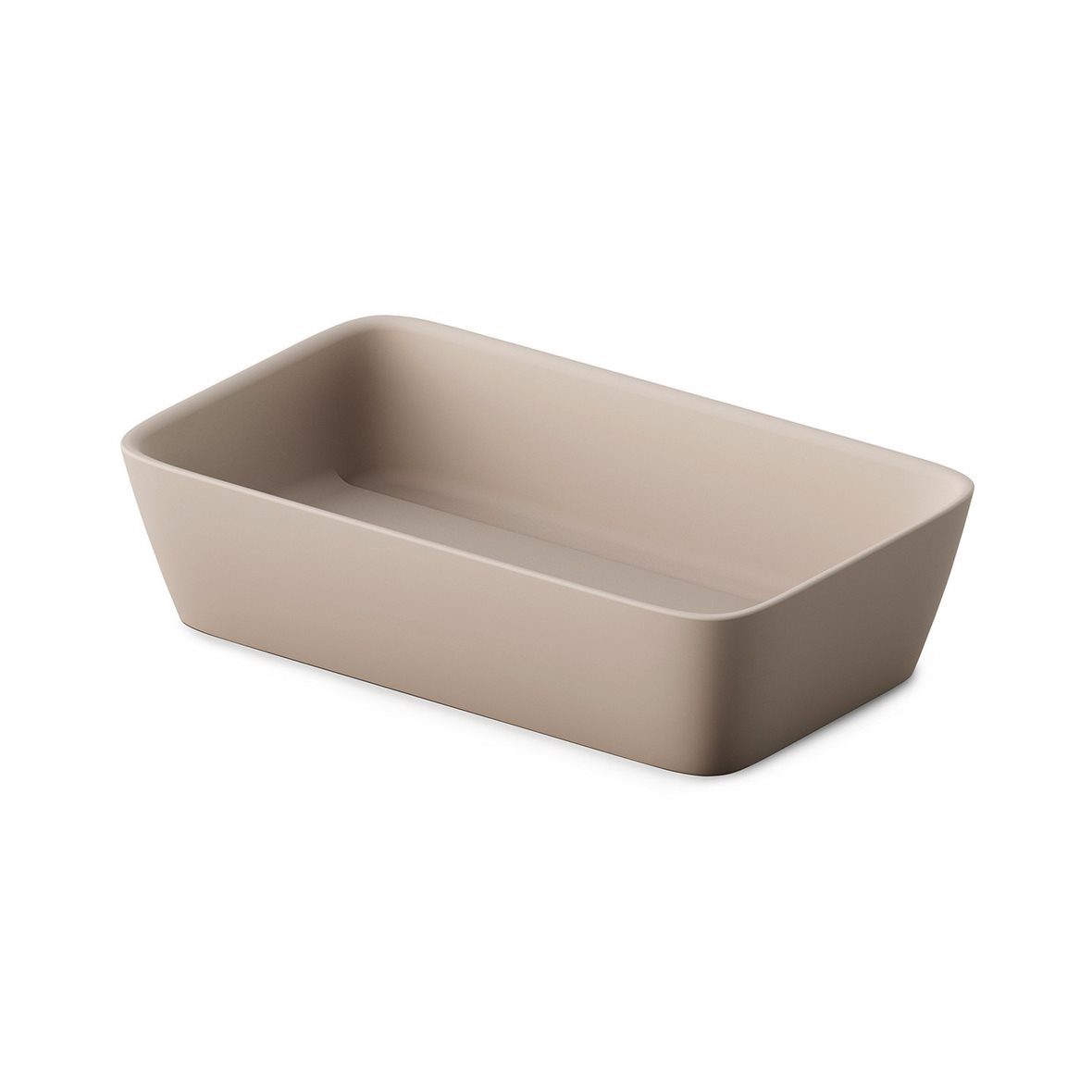 PAA Quadro malja-allas 55,5X33,5X12,5 cm cafe latte kivikomposiitti matta beige