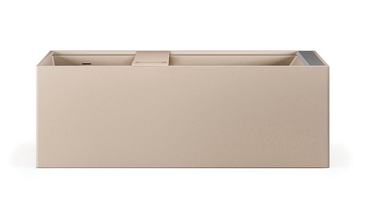 PAA Infinity kiviamme 179,5x79,5x62 cm cafe latte vapaasti sijoitettava