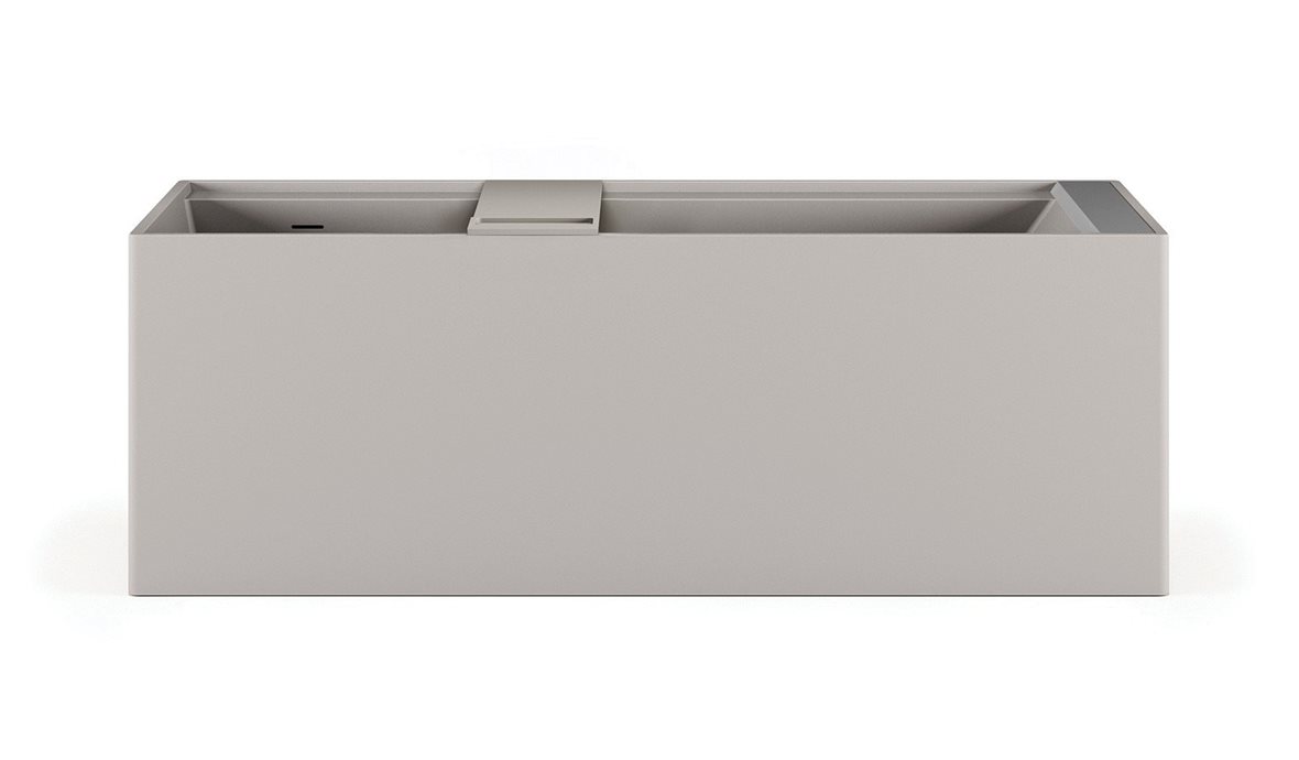 PAA Infinity kiviamme 179,5x79,5x62 cm mattaharmaa vapaasti sijoitettava