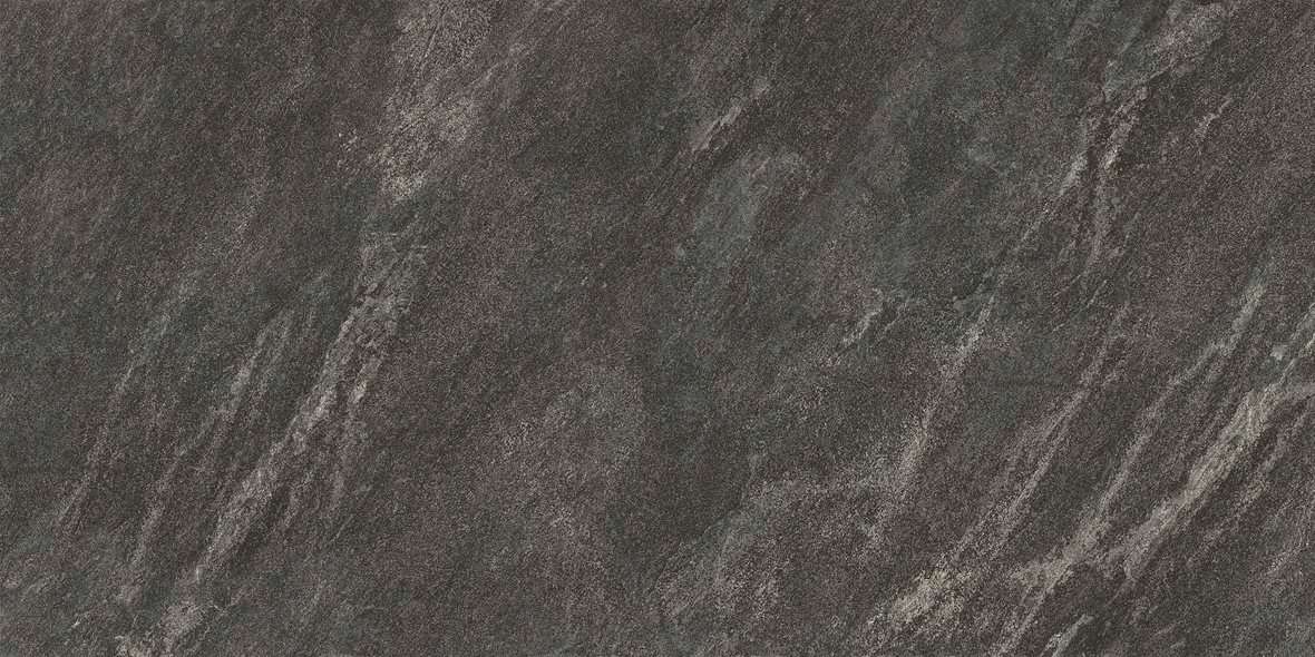Pukkila Quartziti lasitettu porcelanato seinälaatta lattialaatta ulkolaatta 60X120 04 Black tasapintainen matta tumma musta kivi