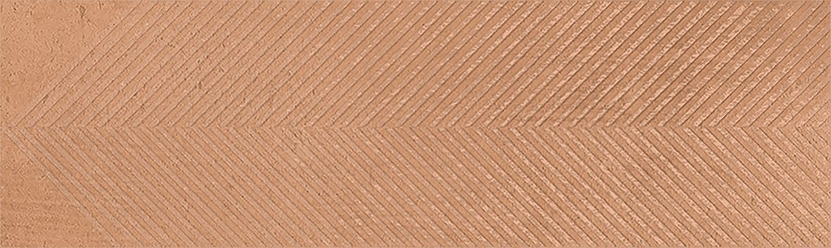 Pukkila Rustico Cross lasitettu kuviolaatta 7,5X25 03 Terra kohokuvioinen matta tumma ruskea rustiikki