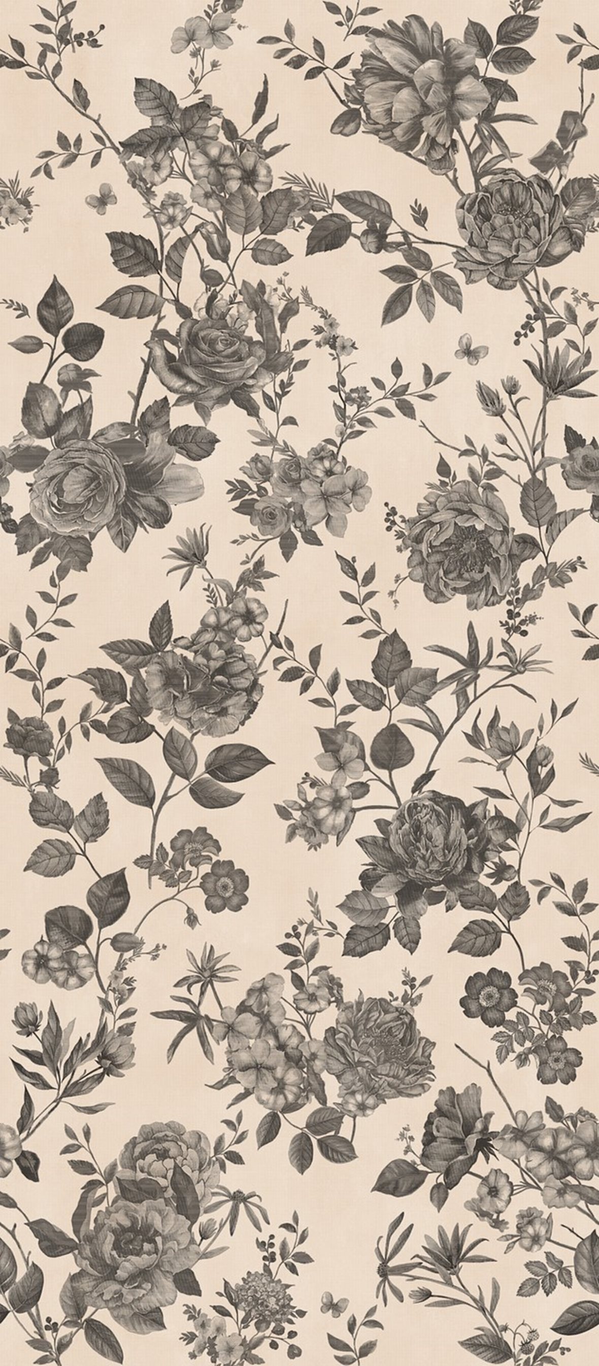 LPC Papier lasitettu kuviolaatta 120X278 Blossom tasapintainen silotettu matta vaalea moniväri kuvioitu