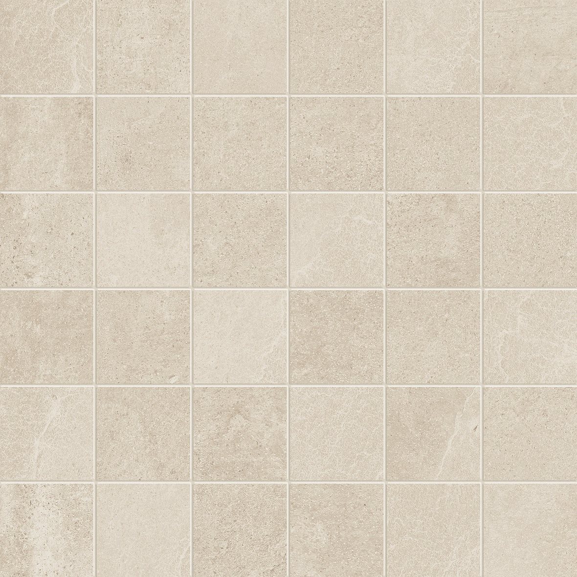 LPC Revolution REV Stone lasitettu porcelanato mosaiikki seinälaatta lattialaatta 4,8X4,8 11 aavikko strukturoitu matta keskitumma beige kivi
