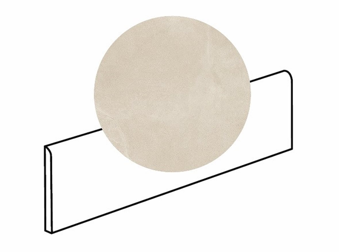 LPC Revolution REV Stone lasitettu jalkalista 6X60 11 aavikko strukturoitu matta keskitumma beige kivi