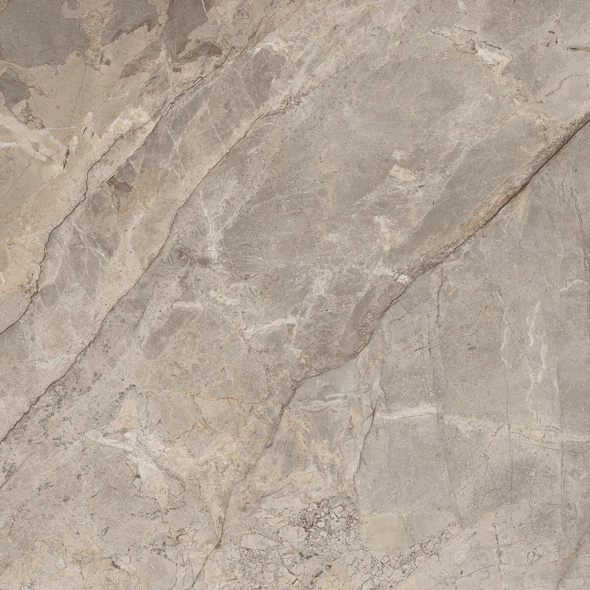 LPC Odyssey lasitettu porcelanato seinälaatta lattialaatta ulkolaatta 120X120 10S River tasapintainen satiini keskitumma beige kivi