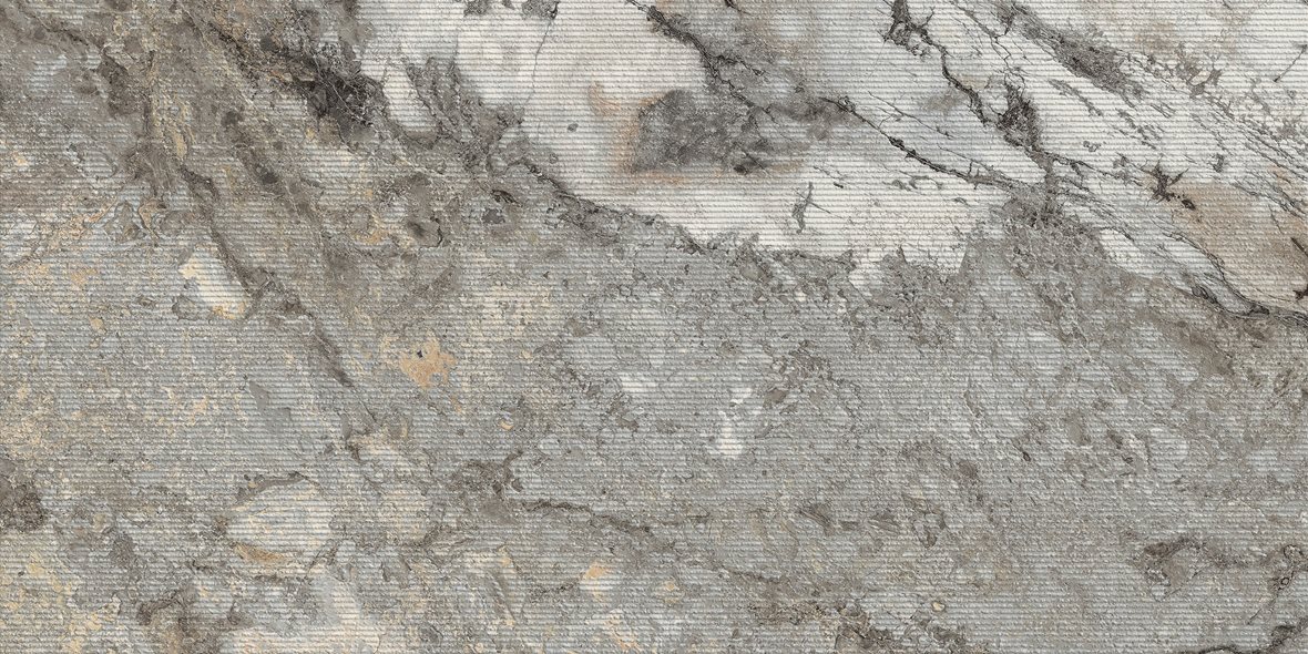 LPC Odyssey lasitettu porcelanato seinälaatta lattialaatta ulkolaatta 60X120 G12 Rock rihlattu matta keskitumma harmaa kivi