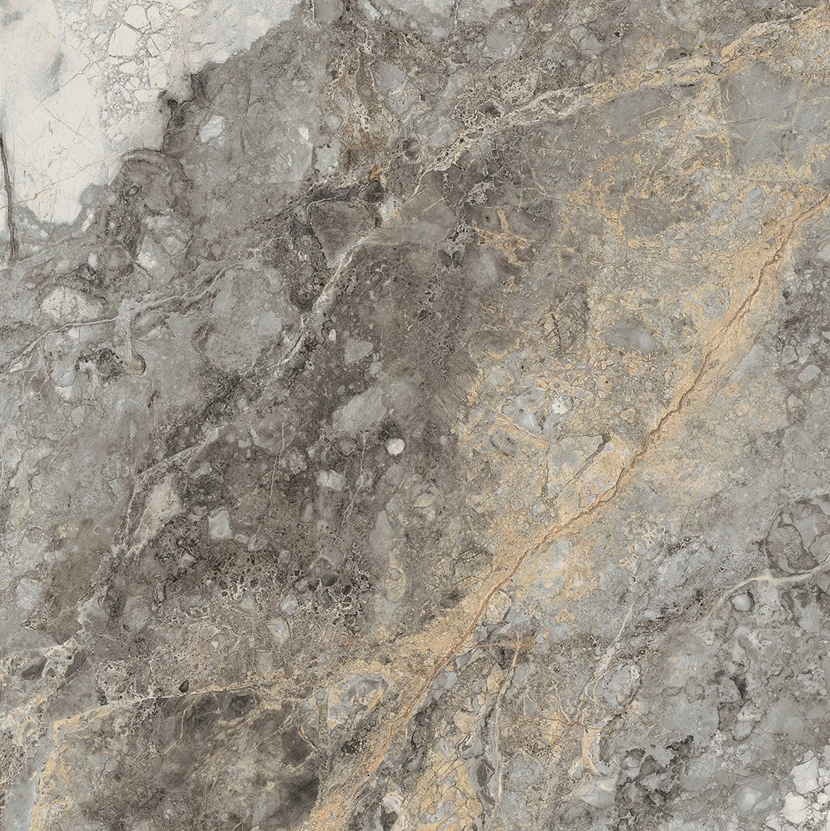 LPC Odyssey lasitettu porcelanato lattialaatta ulkolaatta 60X60 R12 Rock karhennettu matta keskitumma harmaa kivi