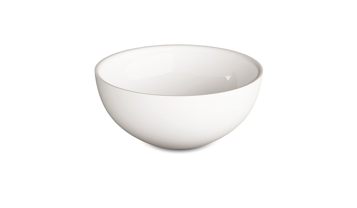 PAA Do pieni malja-allas 28X28X12 cm kiiltävä valkoinen valumarmori kiiltävä valkoinen