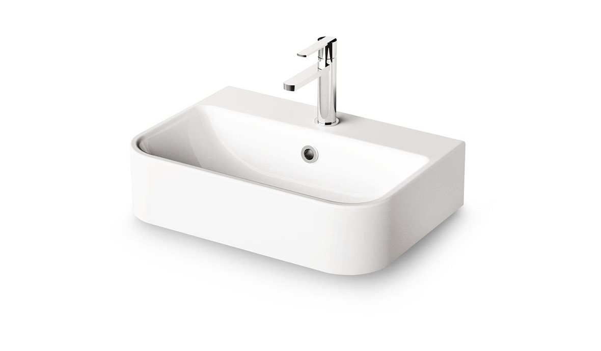 PAA Samba seinään tai tason päälle asennettava pesuallas 54,5X37,5X13,3 cm valinnainen väri valumarmori kiiltävä valinnainen väri