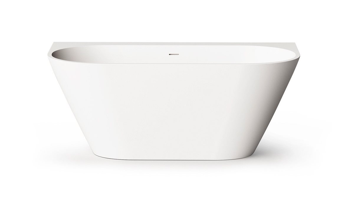 PAA Deco Wall kiviamme 166x81x63 cm mattavalkoinen suoralle seinälle