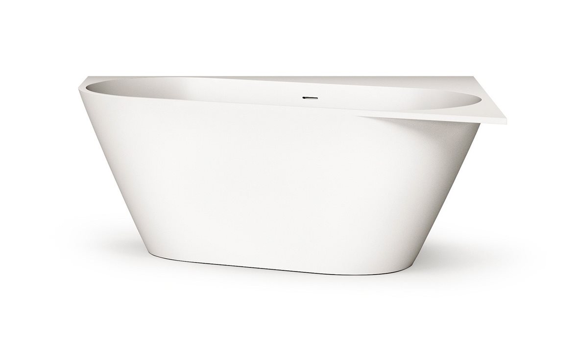 PAA Deco Corner A kiviamme 160x127x63 cm mattavalkoinen kulma-asennus