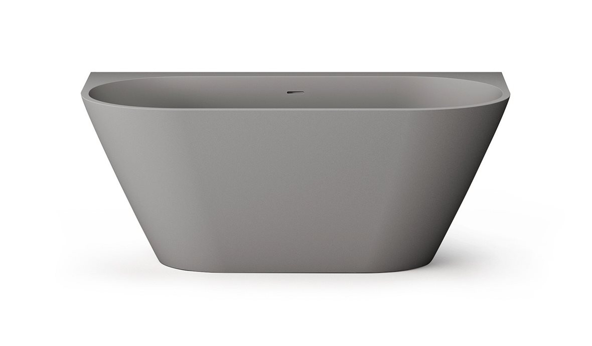 PAA Deco Wall kiviamme 166x81x63 cm mattaharmaa suoralle seinälle