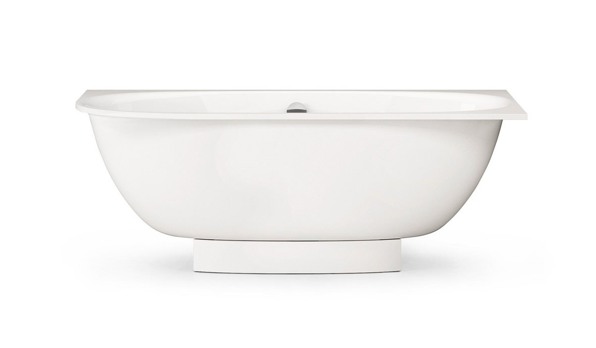 PAA Verso A kylpyamme 170x75x64 cm kiiltävä valkoinen valumarmori vapaasti sijoitettava