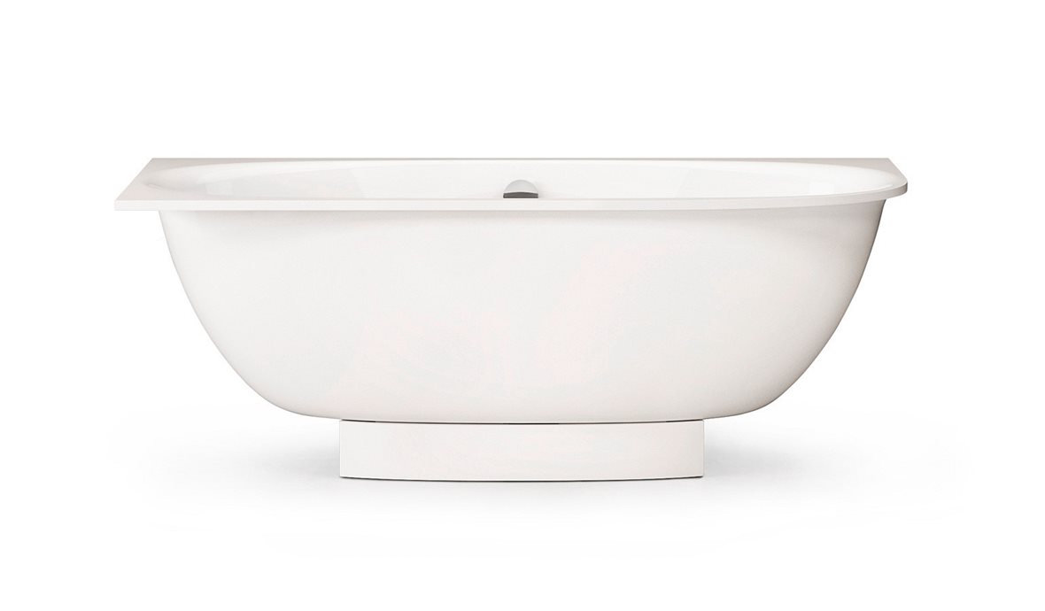 PAA Verso D kylpyamme 170x75x64 cm kiiltävä valkoinen valumarmori vapaasti sijoitettava