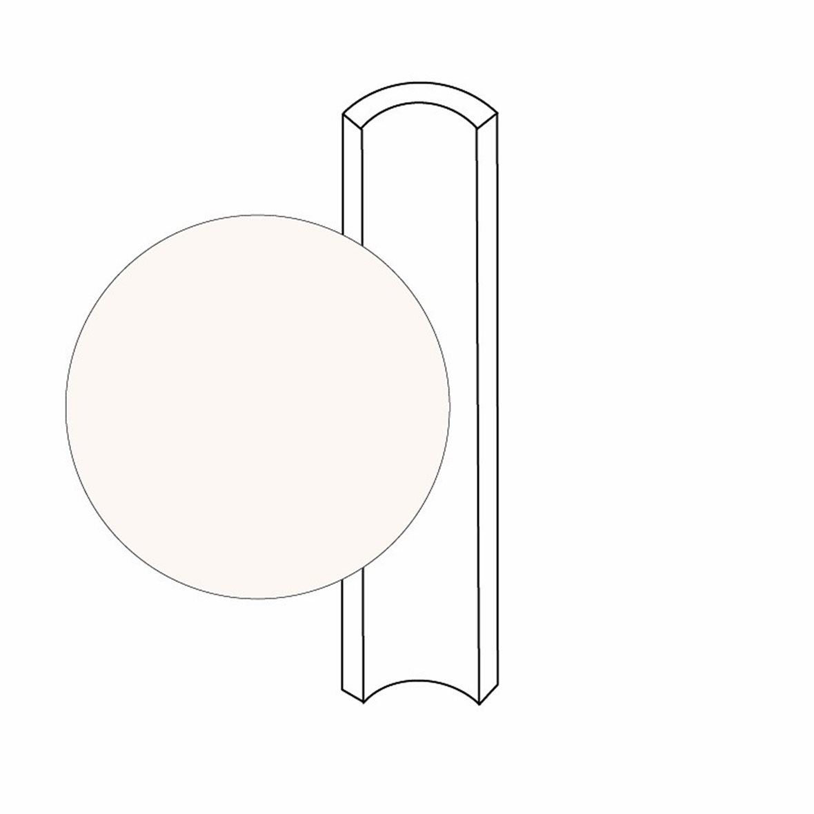 Pukkila Harmony holkkalista sisäkulma 3,5X14,7 White 2200/315CV tasapintainen kiiltävä valkoinen yksivärinen