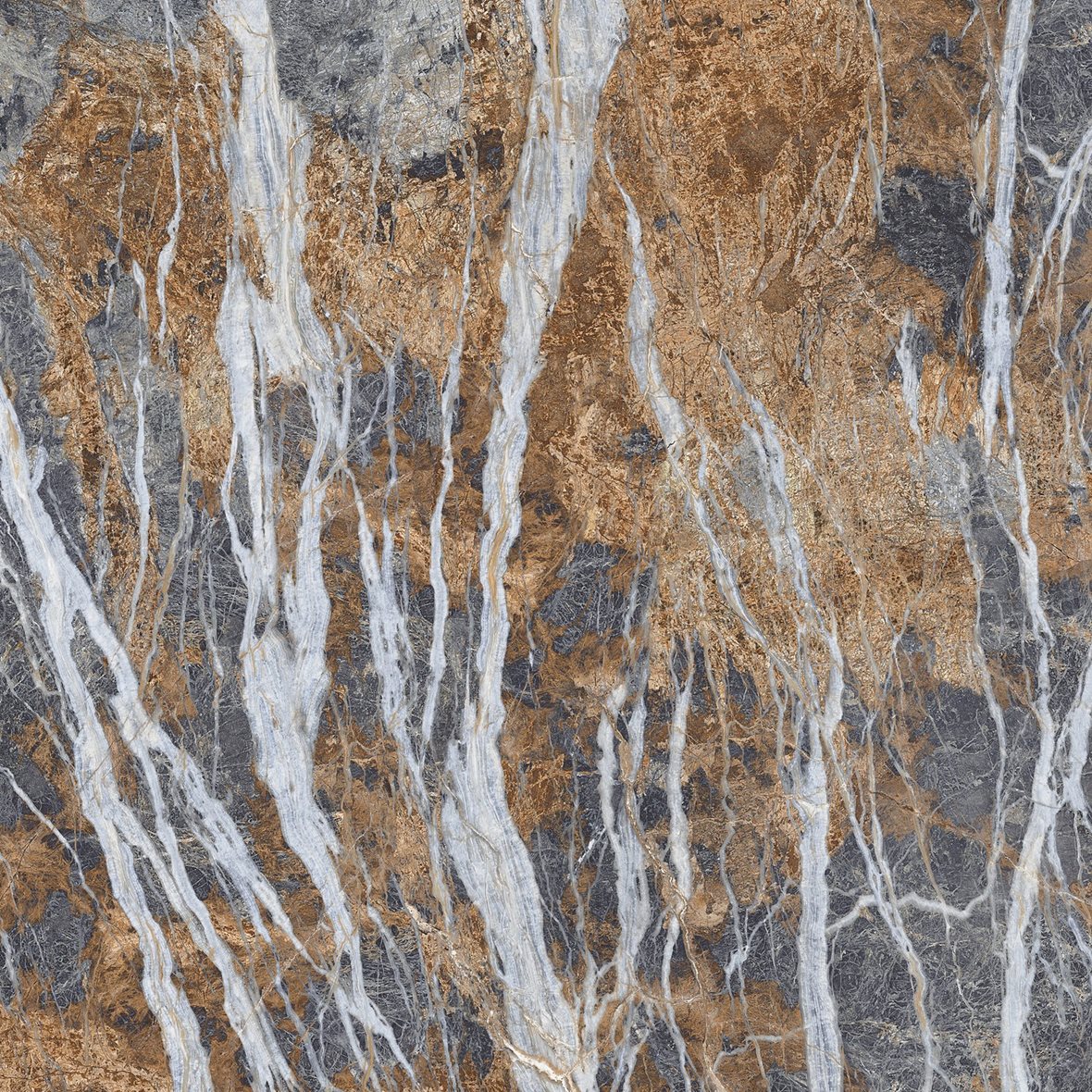 LPC Aventura lasitettu porcelanato seinälaatta lattialaatta ulkolaatta 120x120 20H Multicolor tasapintainen puleerattu keskitumma oranssi marmori