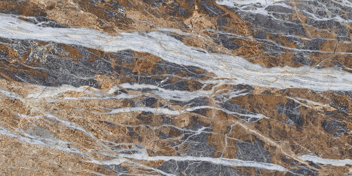 LPC Aventura lasitettu porcelanato seinälaatta lattialaatta ulkolaatta 60x120 20H Multicolor tasapintainen puleerattu keskitumma oranssi marmori