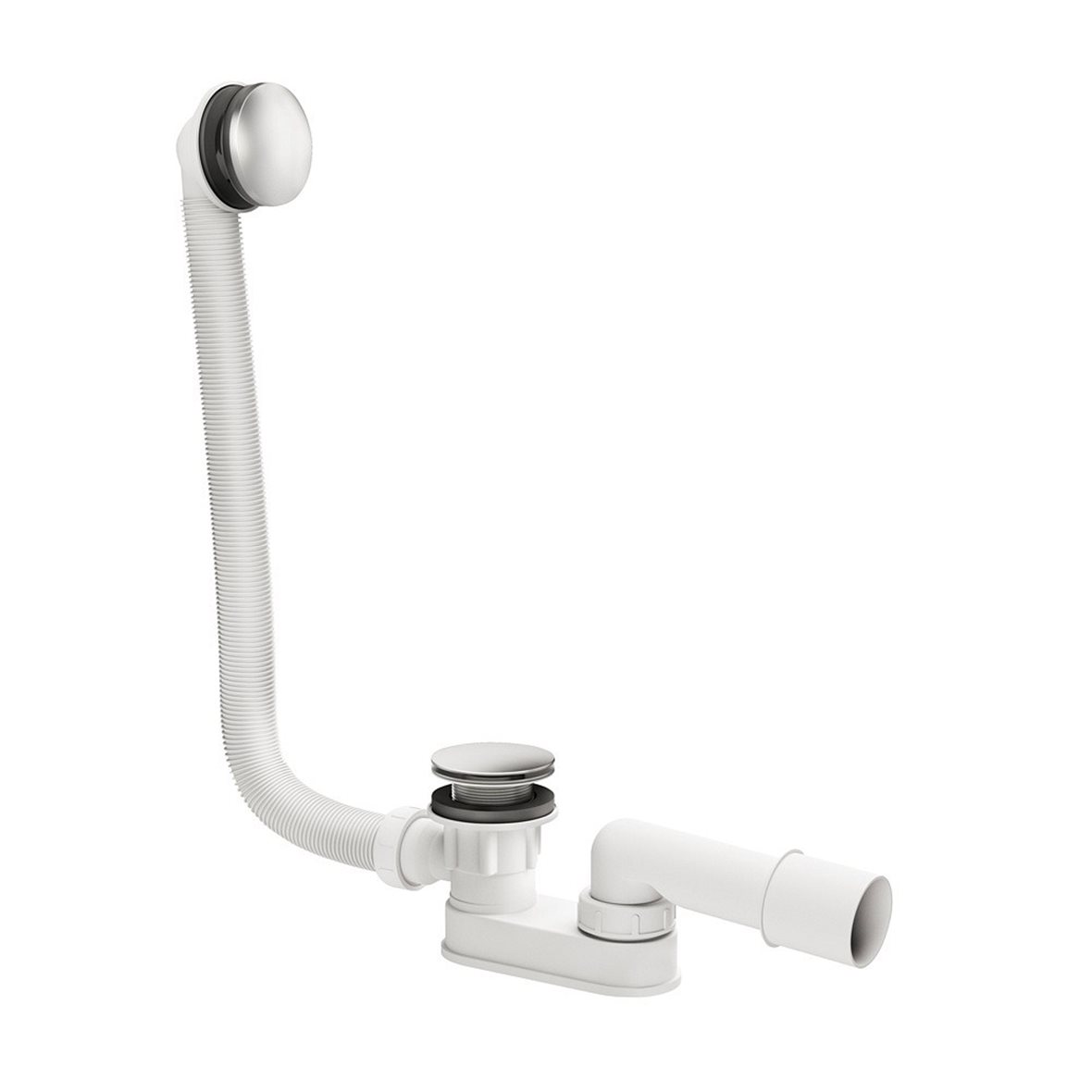 PAA ammeen ylivuotosetti muovi kromattu