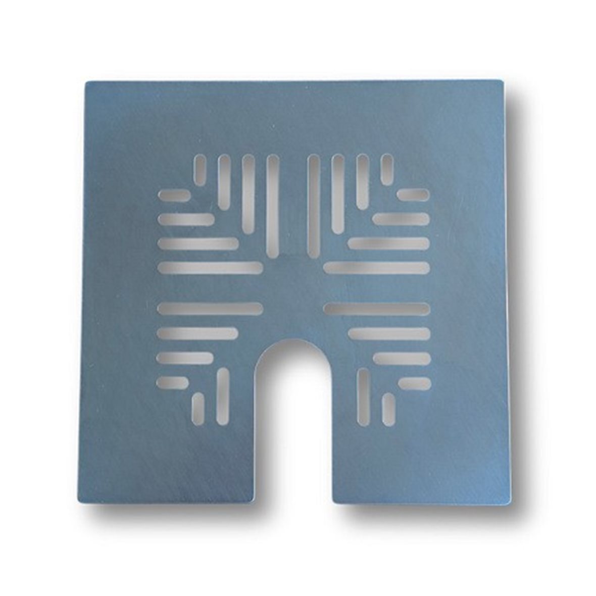 Lattiakaivonkansi Tähkä RST AISI 304 190x190x2 mm reiällinen epäkeskokehykseen