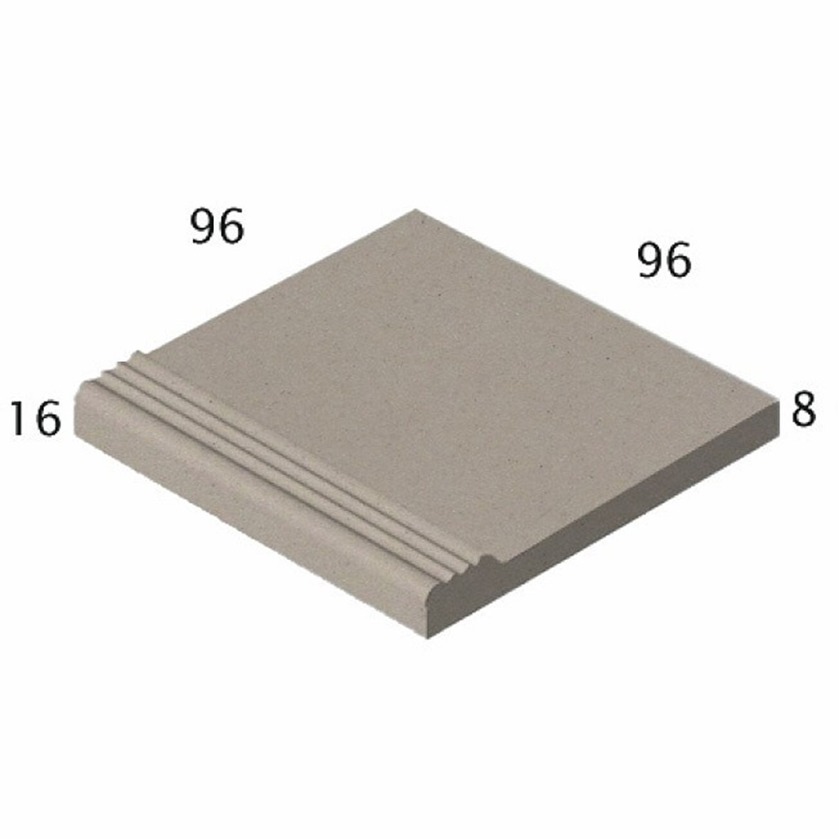 Pukkila Natura lasittamaton porcelanato lattialaatta 9,6X9,6 vaalea beige 4401PES/1C tasapintainen matta rihlattu reunakorotus vaalea beige yksivärine