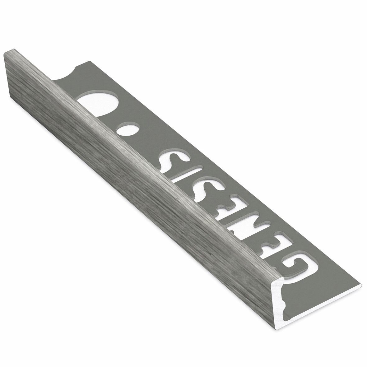 Listatalo laattalista pääte 8 mm alumiini nordic stone 2,5 m ESA080.490