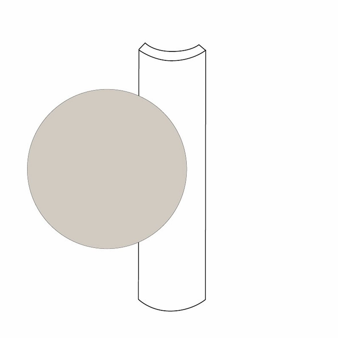 Pukkila Harmony holkkalista ulkokulma 3,5X15 Pearl Grey 2201/315CX tasapintainen kiiltävä harmaa yksivärinen