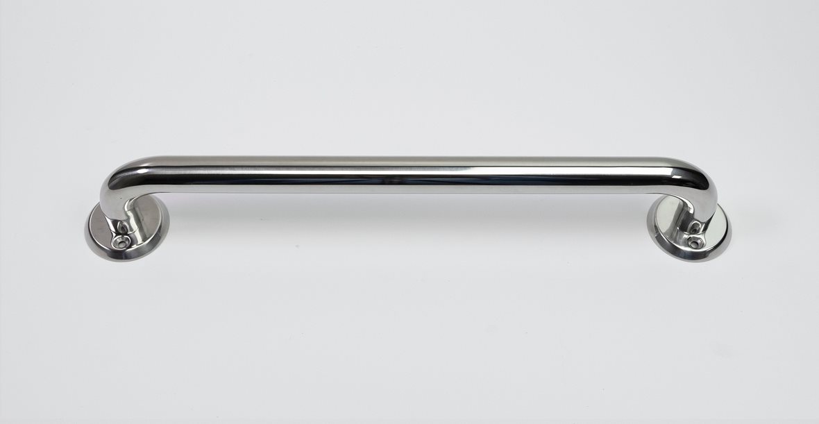 Liikkuva+ Prime suora tukikahva 40x6x9 cm teräs kiillotettu 25 mm RST AISI 304 sileä