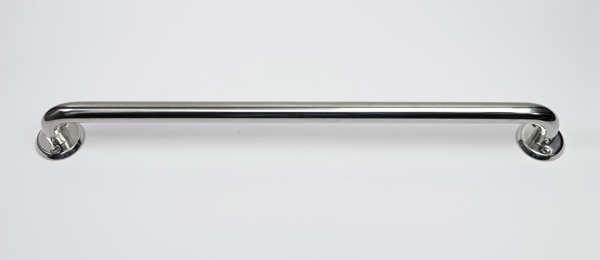 Liikkuva+ Prime suora tukikahva 60x6x9 cm teräs kiillotettu 25 mm RST AISI 304 sileä