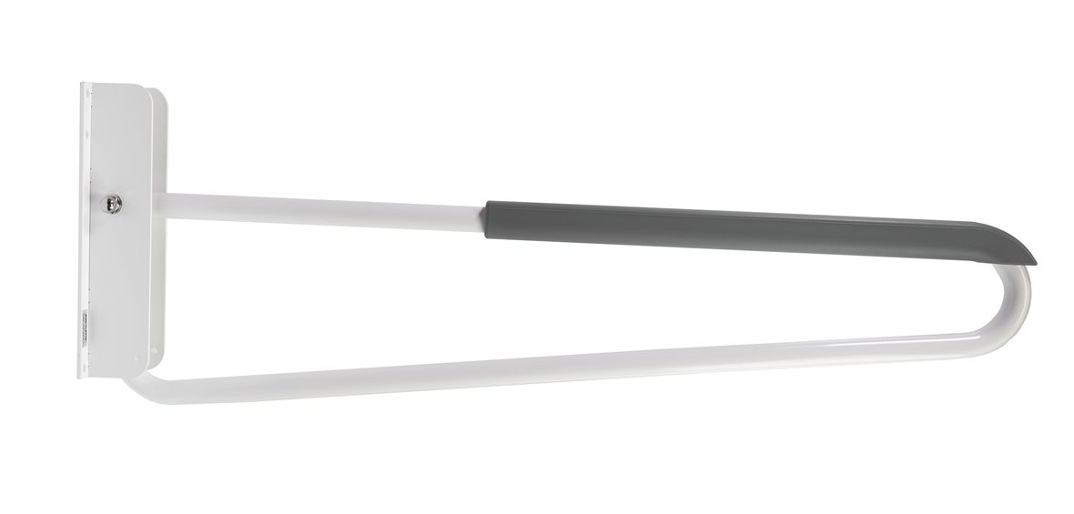 JMS-Tuote PRIME tukikaide 900mm seinäkiinnikkeinen, harmaa elastomeeripäällyste