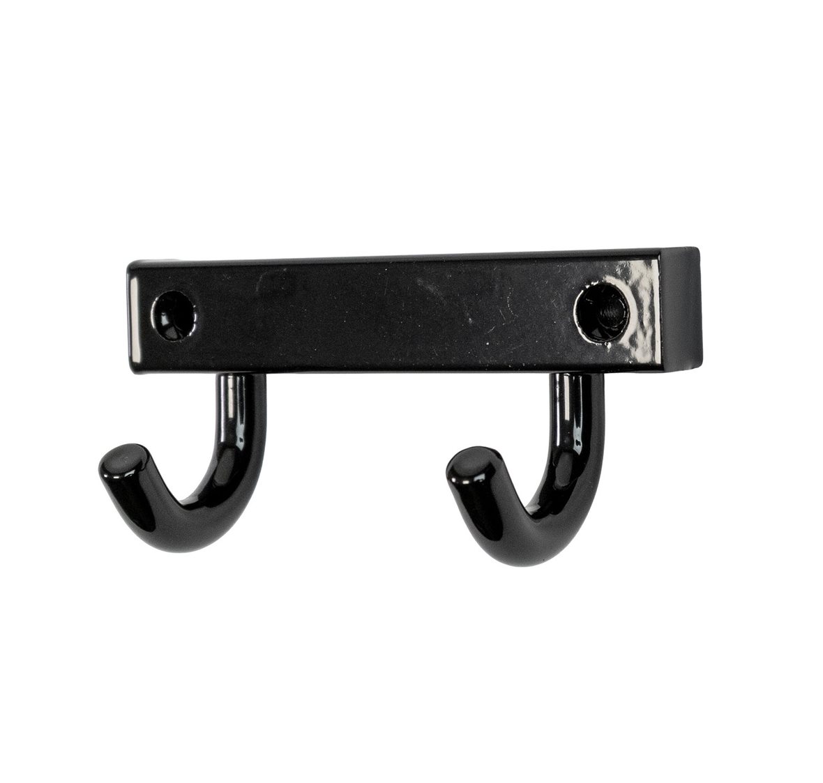 Liikkuva+ U-koukku 2-koukkuinen musta 95 mm