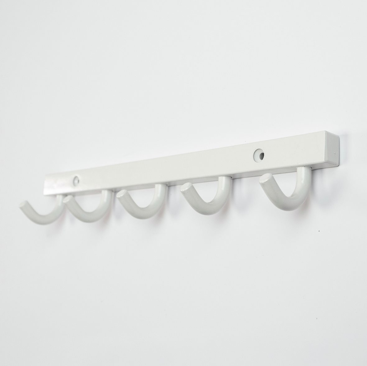 JMS-Tuote U-koukku 5-koukkuinen, valkoinen, L 275mm
