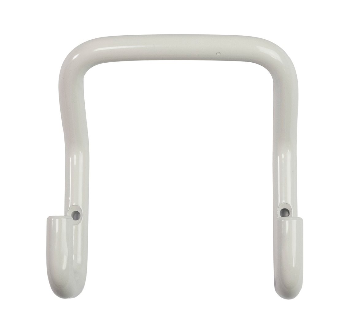 Liikkuva+ kaksoiskoukku FH948 anodisoitu/valkoinen