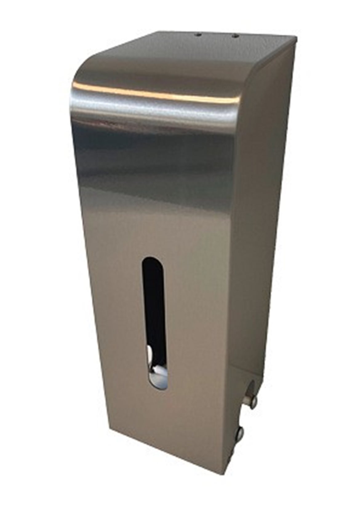 Liikkuva+ WC-paperiteline 13,5x39,2x14,4 cm hiottu teräs lukittava kolmelle rullalle